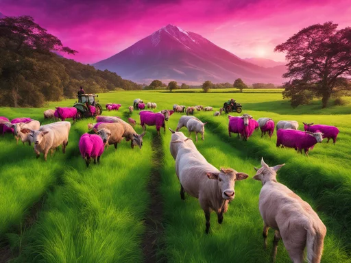 The Magical World of European Farmers: A Dreamlike Rebellion