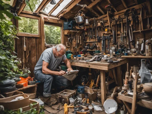Bloke Crafts a Blimmin' Plane in 'is Backyard! Well, Stir me tea!