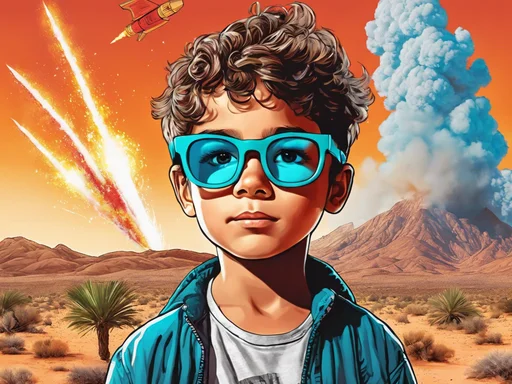 When Things Go Kaboom: Milhouse's Take on the Starship Rocket Mayhem!