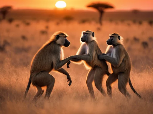 Alien Report: Baboon Bros Band Together, Humans Stunned!