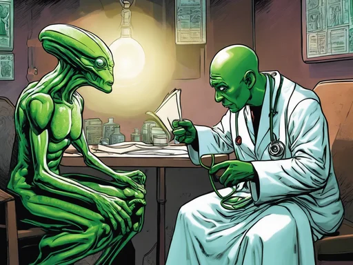 Alien Misdiagnosis: Earthling Priest Battles Space Bug Bite?