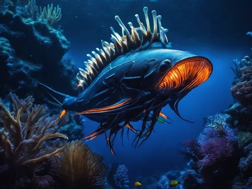 The Inverted Existence of Deep-Sea Anglerfish: A Metaphor for Life?