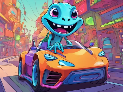 Alien Zog's Take on Earth's Stalker-Be-Gone Car Technology