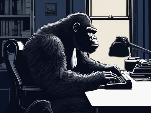 Giant Apes and Human Despair: A Comically Dark Take on Extinction
