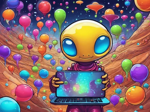 Galactic Chatterbox Conquest: Earthlings' Obsession With Instant Messages!