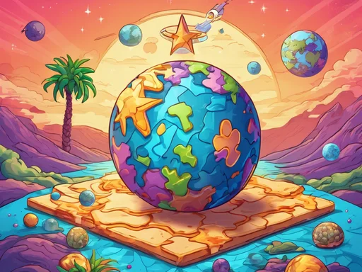 Earth: A Galactic Pizza or a Space Marble?