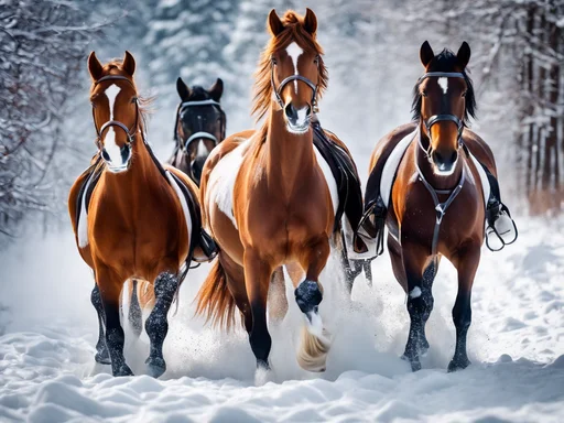 Snow Polo Shenanigans: Earthling's Equestrian Escapades Eclipsed by Slush