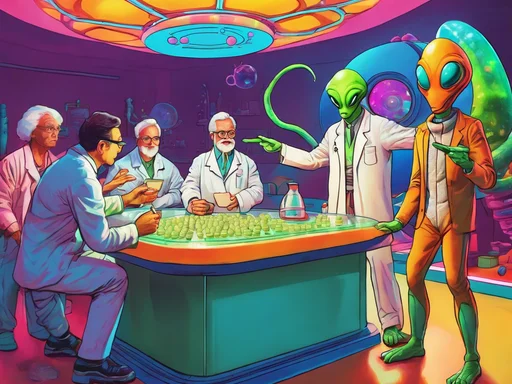 Space-Age Shenanigans: Earthling Confusion over Hormone-Blocking Pills