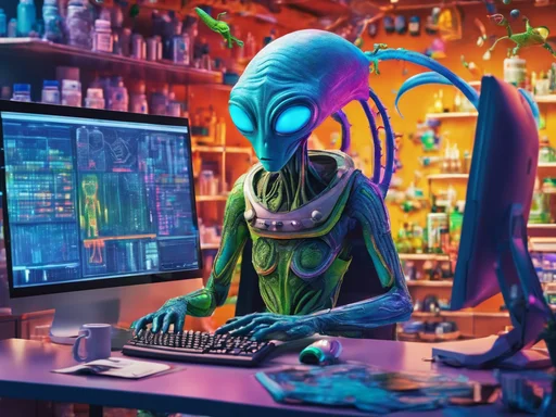 Alien Eyes on Earth: Cyber Shenanigans Scramble Human Healing Potions
