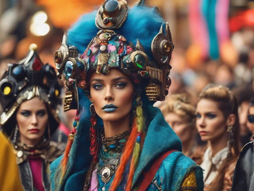 Galactic Giggles: Zog's Take on Paris Fashion Week's Time-Warp Tango