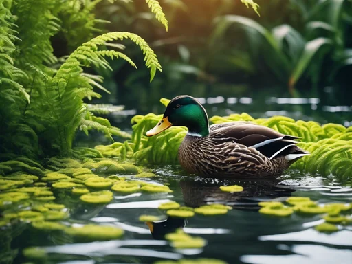 Quacktastic News: Your Next Salad Might Just Float to You!