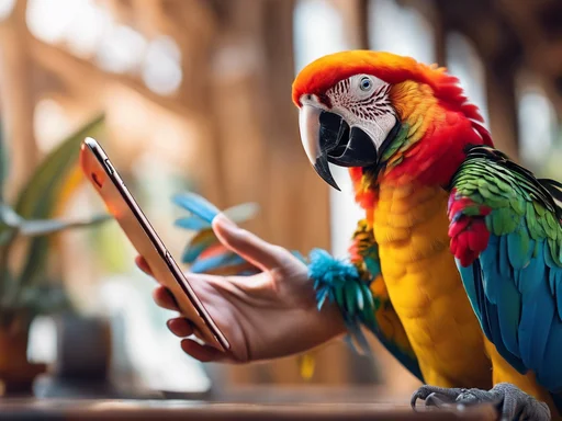 Parrots Stuck Playing Kiddie Games: A Squawking Shame