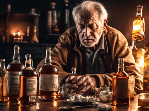 Booze Bonanza: Gramps' Gut-Busting Gala Gone Sour!