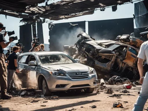 Hollywood High-Speed Hijinks! Film Set Fender-Bender Goes Feral