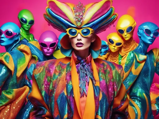 Spaceship-Shaking Laughter: Zog Antics at Earth's Priciest Catwalk