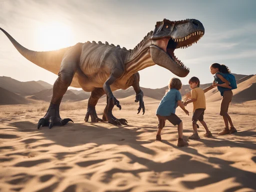 Earthlings Stumble Upon Teen T. Rex: An Intergalactic Joke?