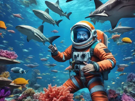 Alien Zog Baffled by Human's Obsession with Toothy Fish