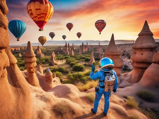 Earthlings Flock to Turkey's Rocky Wonderland for Bizarre 'Hiking' Ritual