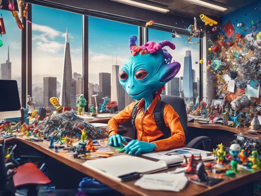 Alien Zog Mocks X's San Francisco Exodus
