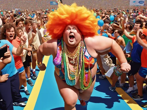 Bling and Hair Make Runners Faster, Duh!