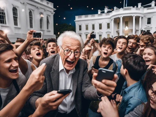 Sleepy Joe's Sad Influencer Party: A Total Disaster!
