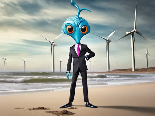 Zog's Zany Take on Britain's Wind Farm Frenzy
