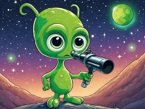 Earthlings Excited Over Glowing Space Booger