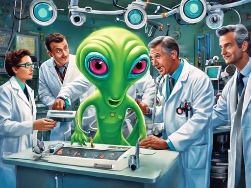 Zog Marvels at Earthlings' Bizarre Body Probing Contraptions