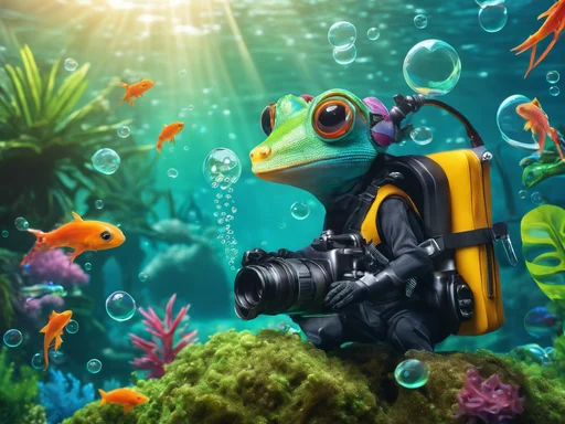 Lizards Invent Scuba Gear, Humans Still Struggling with Snorkels