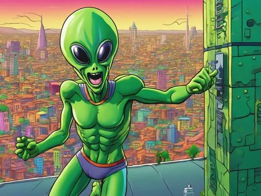 Earthlings Defy Gravity: A Laughable Attempt at Flight!