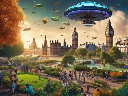 Earthlings Gone Mad: London's Green Spaces Embrace Chaos
