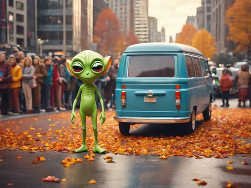 Earthlings Queue for Hours to Enter a Wheeled Box of Flat Picture Discs