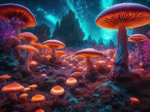 Earthlings' Fungal Frenzy: Mushrooms Now Packing Cosmic Punch!