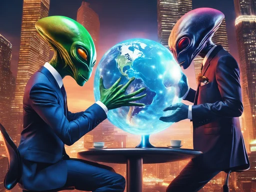 Earthlings' AI Bromance Turns into Cosmic Comedy