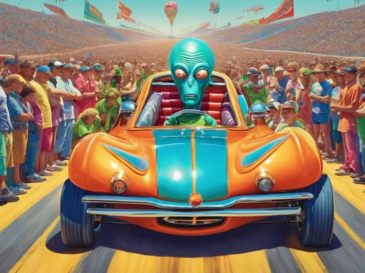 Earthlings' Primitive Speed Machines: A Cosmic Joke
