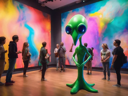 Earthlings Sniff Art: A Nostril-Opening Experience