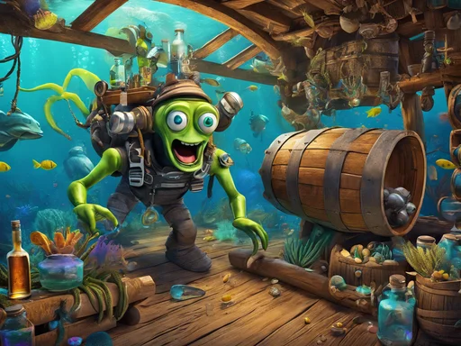 Earthlings Dive for Ancient Grain Juice