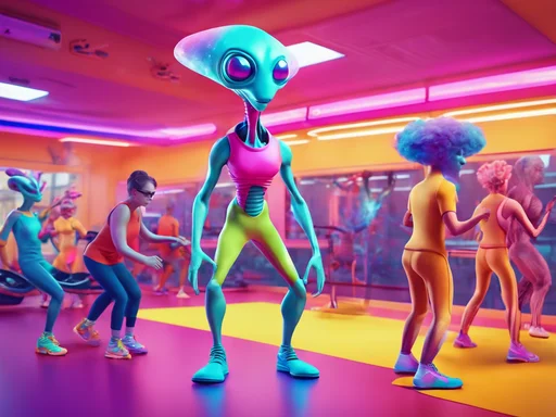 Earthlings' Comical Quest to Outrun Father Time