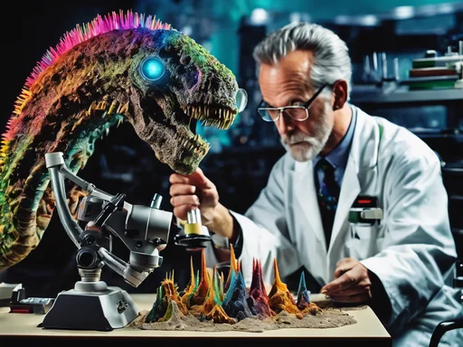 Alien Discovers Earth's Punk-Rock Fossils: A Hilarious Intergalactic Misunderstanding