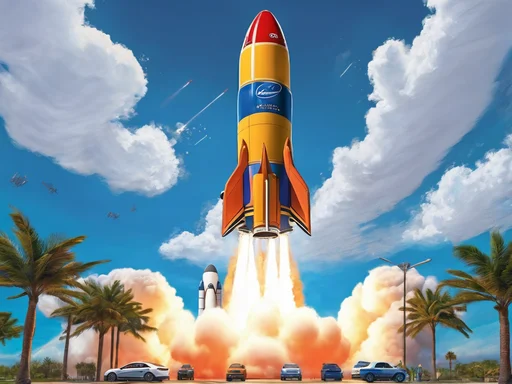 Bezos's Blue Origin: Earth's Comical Attempt to Conquer Space