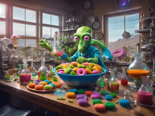 Zog's Intergalactic Scoop: Earthlings' Weight-Loss Potion Stirs Cosmic Chaos