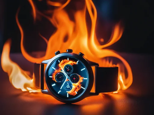 The Eternal Burn: Fitbit's Flaming Watches and Existential Dread