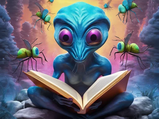 Earthlings' Bizarre Bug-Boy Book Baffles Alien Brains