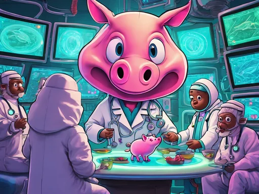 Earthlings Swap Pig Parts: A Desperate Attempt at Survival