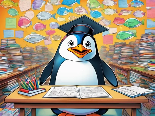 Penguin Professor: Earth's Bizarre Attempt at Education