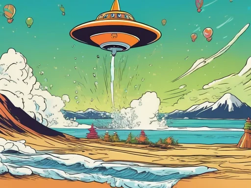 Zog's Cosmic Chuckle: Earth's Rocket Rodeo Ends in Splashdown
