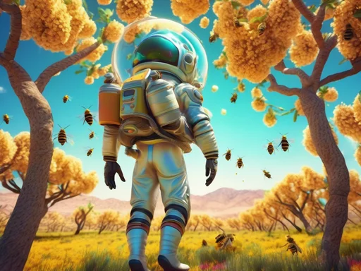 Zog's Buzz: Earth's Bumbling Bee Blunder