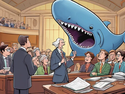 Zog's Zany Report: Earthling Nabbed for Peddling Alien Cetacean Chompers!