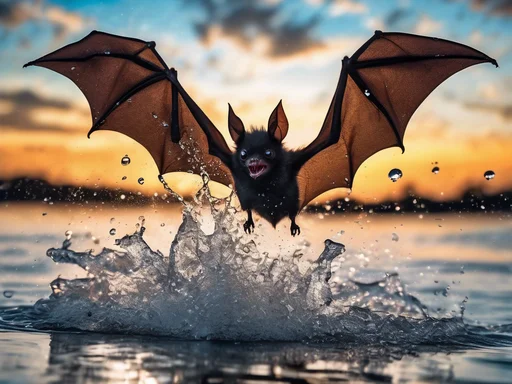 Bats Are Dumb and Can't Even Drink Right