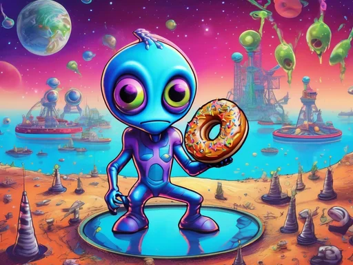 Zog's Zany Report: Earthlings Rush to Devour Planet's Innards